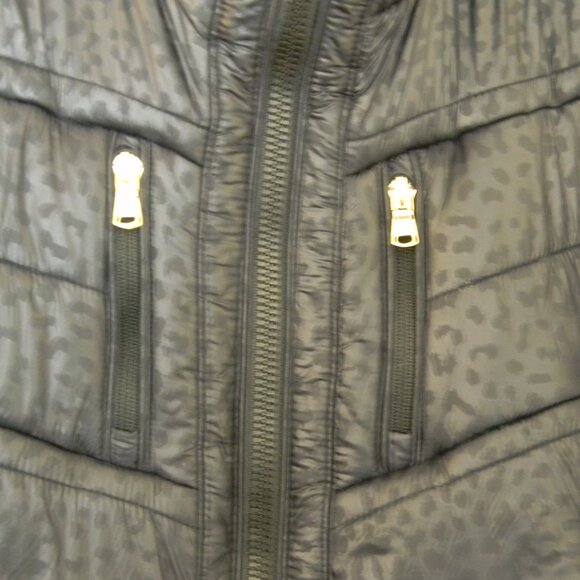 Micheal Kors Long Black Puffer Style Jacket Coat EUC - Picture 6 of 7